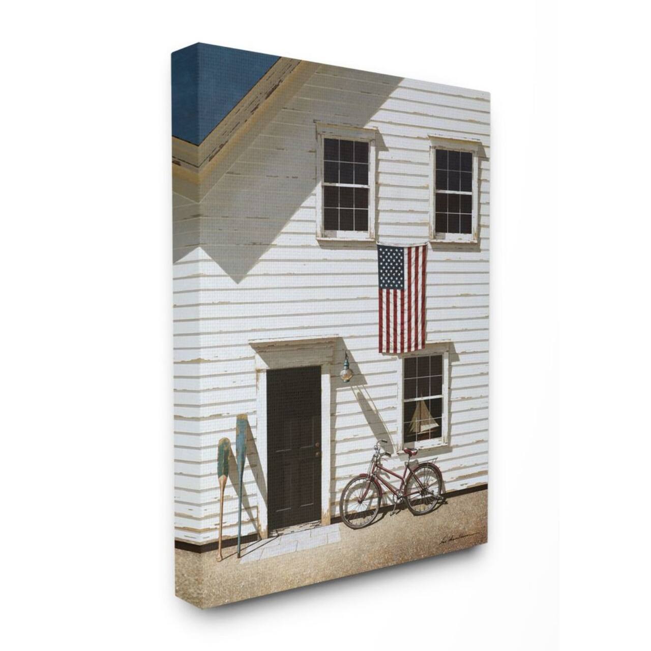Stupell Industries Vintage Americana Cape House Front Wall Art